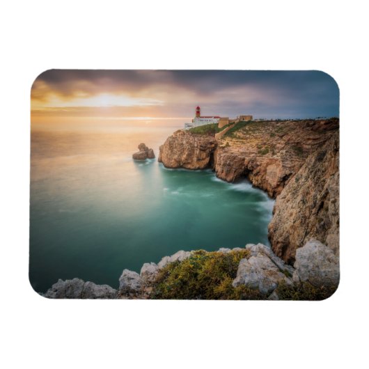 セントビンセント岬 | Sagres, Algarve,ポルトガル マグネット (横)