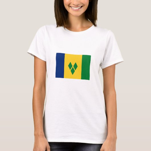 セントビンセント旗 Tシャツ (正面)