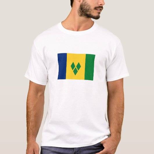 セントビンセント旗 Tシャツ (正面)