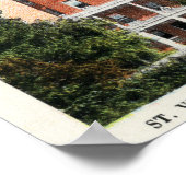 セントビンセント病院の外観 ポスター (角)