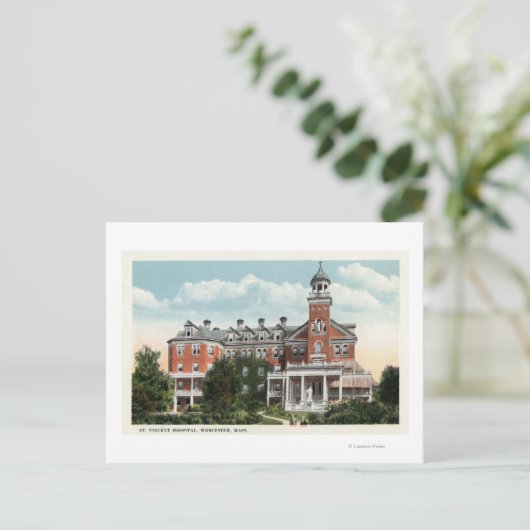 セントビンセント病院の外観 ポストカード (スタンド正面)