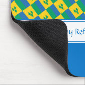 セントビンセント神の避難強度クリスチャンカスタム マウスパッド (コーナー)