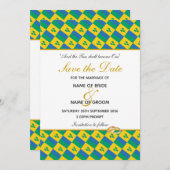 セントビンセント結婚クリスチャンお祝い セーブザデート (正面/裏面)