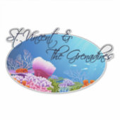 セントビンセント&グレナディーンデカール シール (正面)