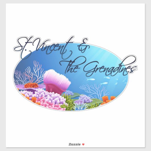 セントビンセント&グレナディーンデカール シール (シート)