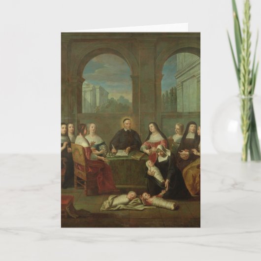 セントビンセント・ド・ポールと慈善姉妹 カード (正面)