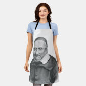 セントビンセント・ド・ポール エプロン (着用した状態)