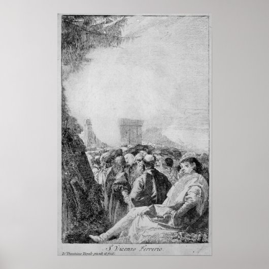 セントビンセント・フェラー、1750年～80年 ポスター (正面)