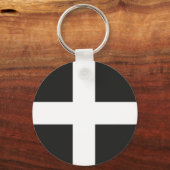 セントピラン国旗のコーンウォールカーナウ キーホルダー (正面)