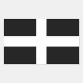 セントピラン国旗 長方形シール (正面)