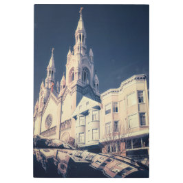 セントピーターとポール・チャーチ・サンフランシスコ メタルプリント