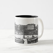 セントピーターのスクエアのためのBerniniの元の計画 ツートーンマグカップ (正面右)