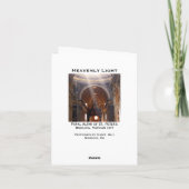 セントピーターのバシリカ会堂のメッセージカード カード (裏面)