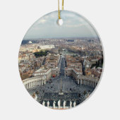 セントピーターのバシリカ会堂の意見 セラミックオーナメント (左)