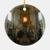 セントピーターのバシリカ会堂の意見 セラミックオーナメント (裏面)