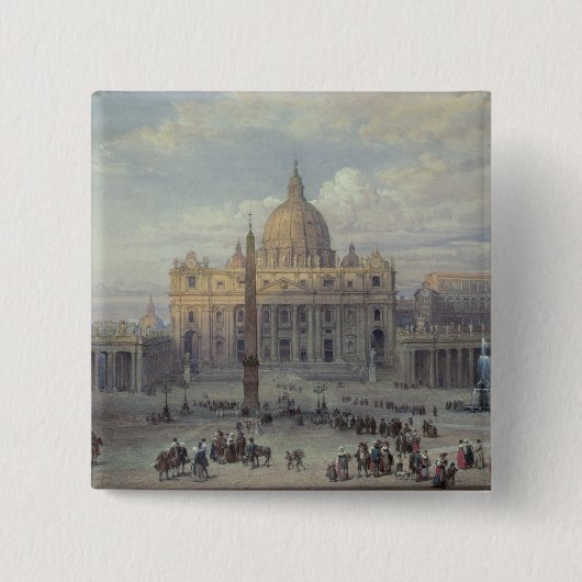 セントピーターの外面 缶バッジ (正面)