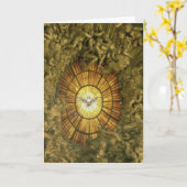 セントピーターの椅子 カード (黄色い花)