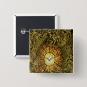 セントピーターの椅子 缶バッジ (正面&裏面)