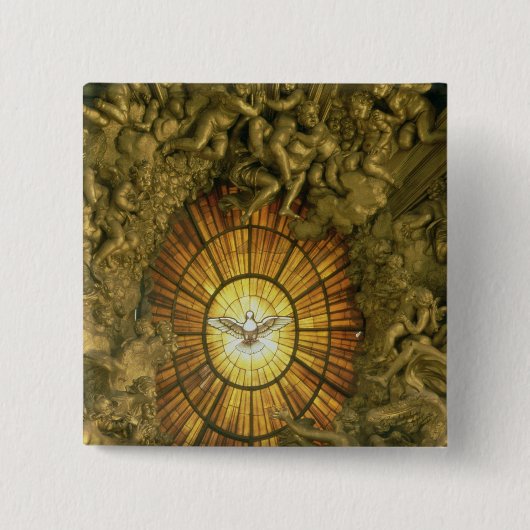 セントピーターの椅子 缶バッジ (正面)