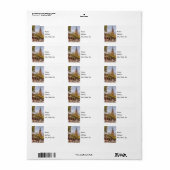 セントピーターカトリック教会住所 シール (フルシート)