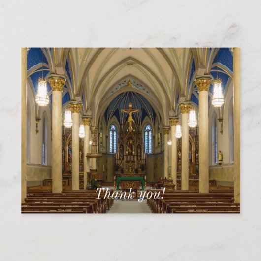 セントピーターカトリック教会 JC ポストカード (正面)