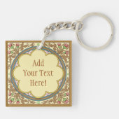 セントピータークレバー(BK 058)スクエア キーホルダー (裏面)