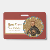 セントピータークレバー(BK 058、スタイル2) バッジ (裏面)