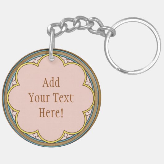 セントピータークレバー(BK 058)ラウンド キーホルダー (裏面左)