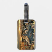 セントピーターススクエアバチカン ラゲッジタグ (裏面縦)