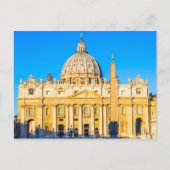 セントピーターズカテドラルバシリカローマイタリア ポストカード (正面)