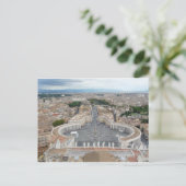 セントピーターズスクエアローマイタリア ポストカード (スタンド正面)