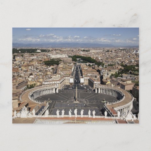 セントピーターズスクエアローマ ポストカード (正面)