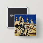 セントピーターズスクエアローマ 缶バッジ (正面&裏面)