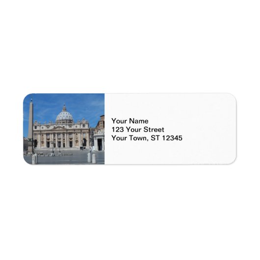 セントピーターズバシリカヴァチカンシティ ラベル (正面)