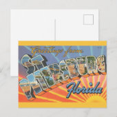 セントピーターズバーグの挨拶 ポストカード (正面/裏面)