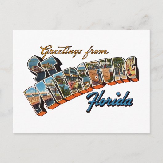 セントピーターズバーグ フロリダ ポストカード (正面)