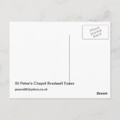 セントピーターチャペルブラッドウェルエセックス ポストカード (裏面)