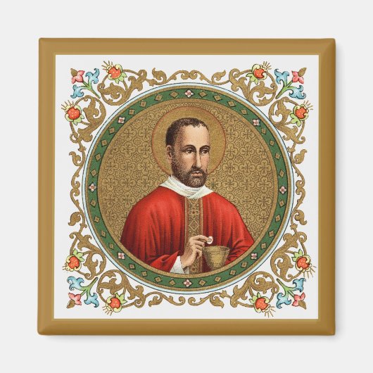 セントピーターファバー(BK 051)スクエア マグネット (正面)