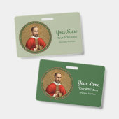 セントピーターファバー(BK 051、スタイル1) バッジ (正面＆裏面)