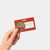 セントピーターファバー(BK 051、スタイル2) バッジ (手持ち)