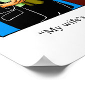 セントピーターユーモア「妻の鍵」ポスター ポスター (角)