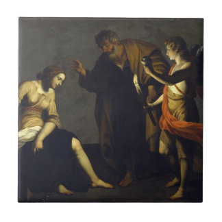 セントピーター及び天使-アレッサンドロTurchiとのSt. Agatha タイル