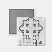 セントピーター大聖堂の計画 マグネット (正面/裏面)