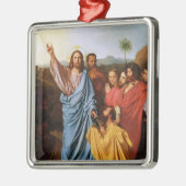 セントピーター1820年に鍵を戻しているイエス・キリスト メタルオーナメント (左)