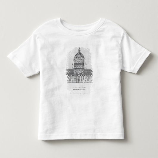 セントピーター、ローマの横断面 トドラーTシャツ (正面)