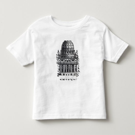 セントピーター、刻まれるローマの計画 トドラーTシャツ (正面)
