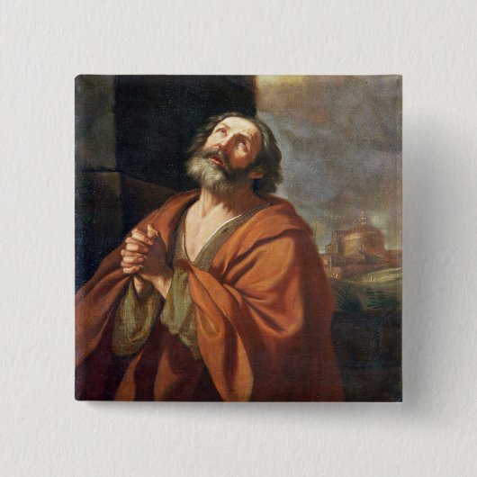 セントピーター 缶バッジ (正面)