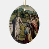 セントピーター(Sistへのキリストの充満のための漫画 セラミックオーナメント (右)