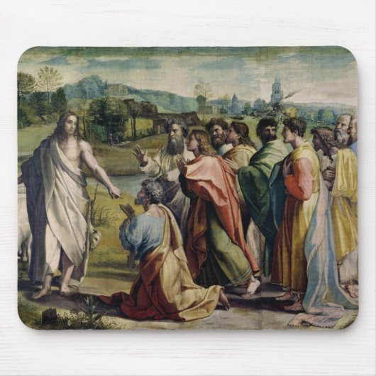 セントピーター(Sistへのキリストの充満のための漫画 マウスパッド (正面)