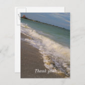 セントピートビーチを散歩 ポストカード (正面/裏面)